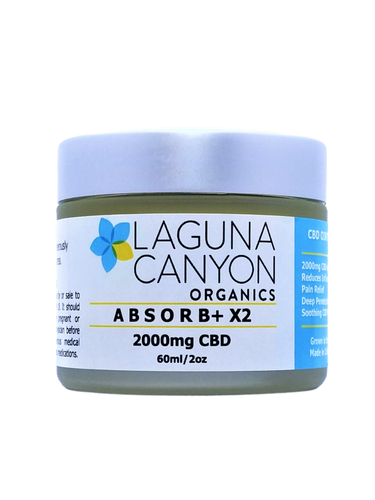 ABSORB+ X2 - 2,000mg CBD Oil Topical Ointment