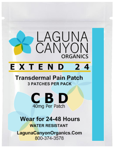 EXTEND X3 - 24 HOUR Transdermal CBD Oil Patch 3 PACK