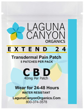 EXTEND X5 - 24 HOUR Transdermal CBD Oil Patch 5 PACK