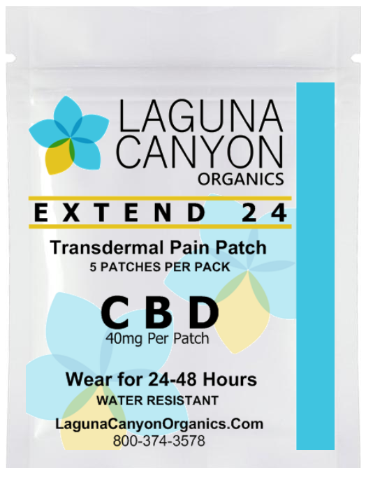 EXTEND X5 - 24 HOUR Transdermal CBD Oil Patch 5 PACK