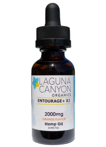 ENTOURAGE+ X2 - 2,000mg Orange Flavored CBD Oil Tincture